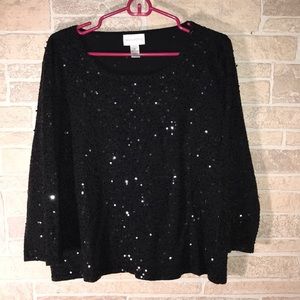 ✅Sarah Arizona Sequin Top